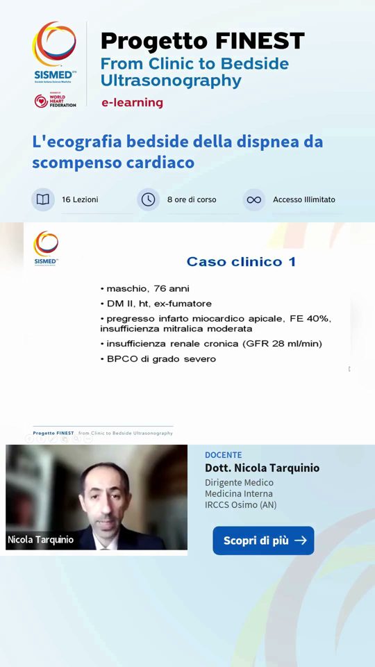 Stessa dispnea, stessa sonda, due diagnosi opposte