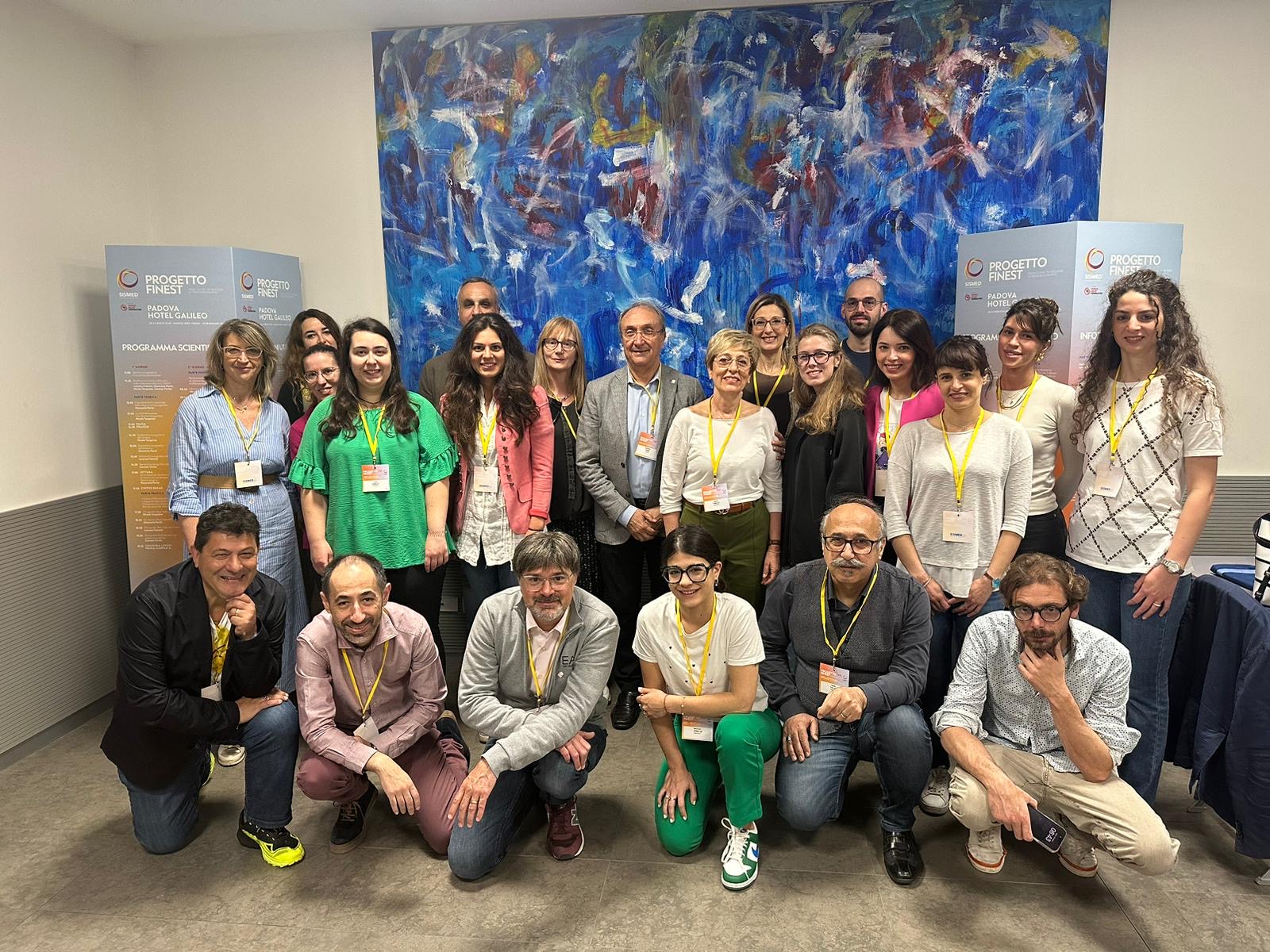 Faculty e partecipanti di un'edizione del Progetto FINEST — Padova, Hotel Galileo